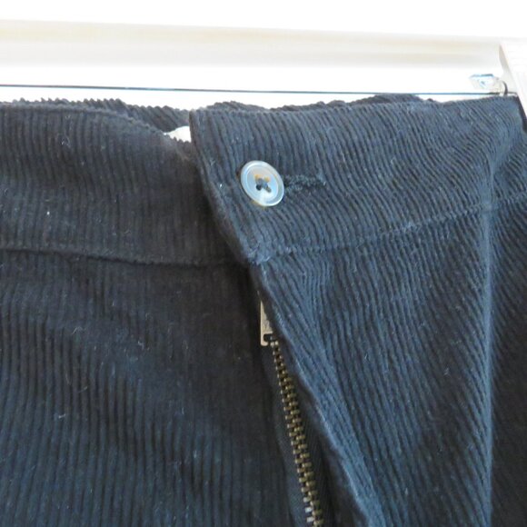 GILLIAN STEVENS Ollie Trouser Pants Black Corduroy Minimalist Size 3XL NWT - Picture 5 of 12
